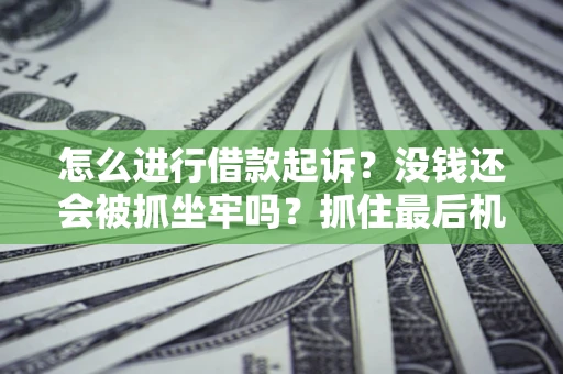 济南怎么进行借款起诉？没钱还会被抓坐牢吗？抓住最后机会！