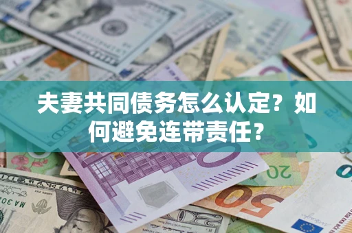 济南夫妻共同债务怎么认定？如何避免连带责任？