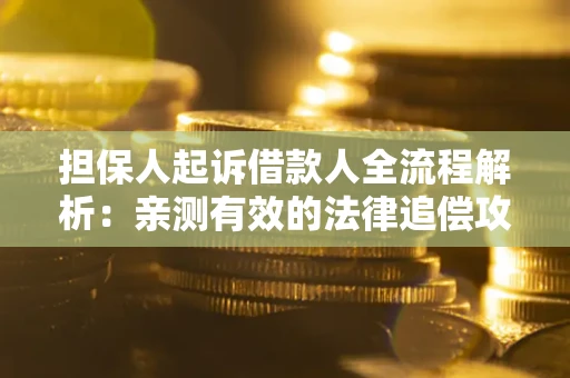 济南担保人起诉借款人全流程解析：亲测有效的法律追偿攻略