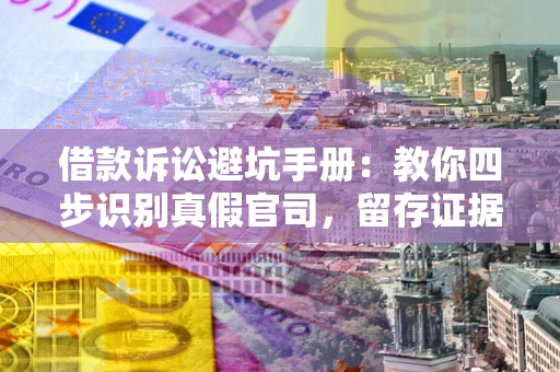 济南借款诉讼避坑手册：教你四步识别真假官司，留存证据不踩雷