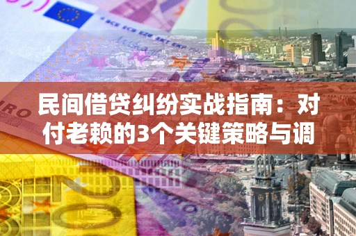 济南民间借贷纠纷实战指南：对付老赖的3个关键策略与调解盲区解析
