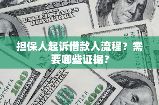 济南担保人起诉借款人流程？需要哪些证据？