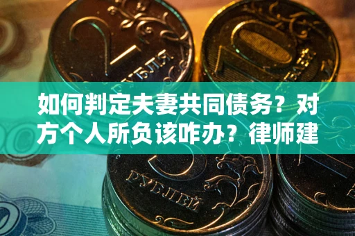 济南如何判定夫妻共同债务？对方个人所负该咋办？律师建议