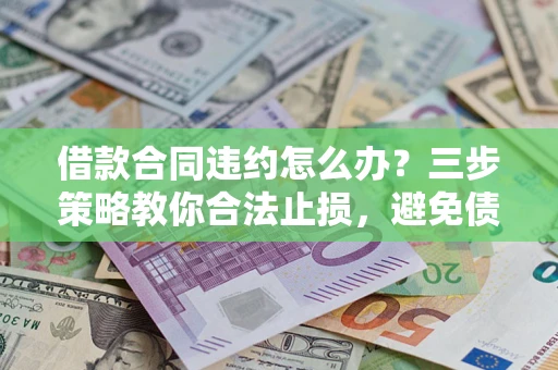 济南借款合同违约怎么办？三步策略教你合法止损，避免债务危机升级