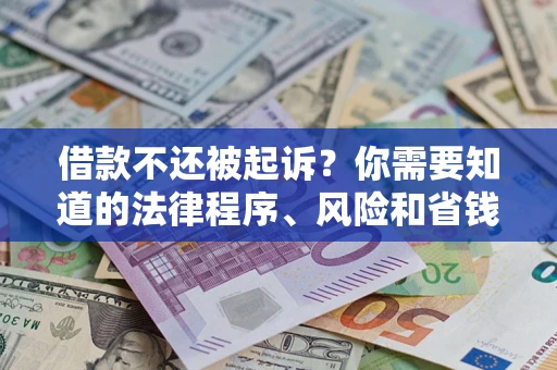 济南借款不还被起诉？你需要知道的法律程序、风险和省钱技巧